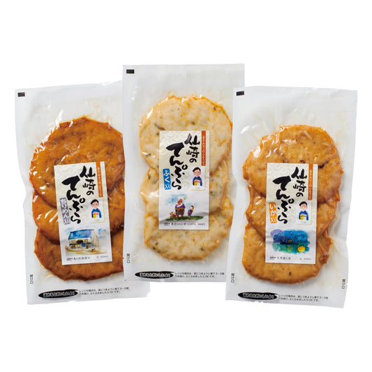 【WEB限定まとめ買い】金子みすゞのふるさと 仙崎のてんぷら3種9パックセット
